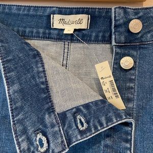 MADEWELL Button-up Denim Midi - NWT!
